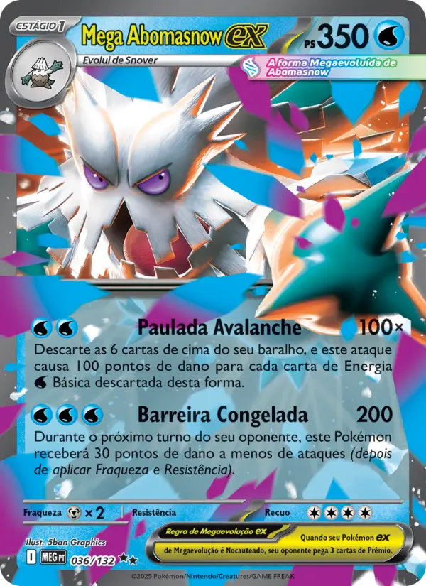 Mega Abomasnow ex 036/132