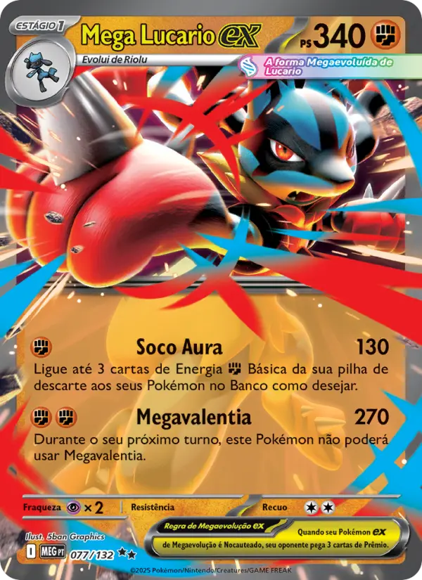 Mega Lucario ex 077/132