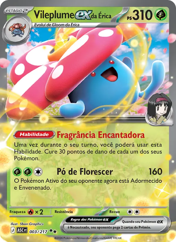 Vileplume ex da Érica 003/217