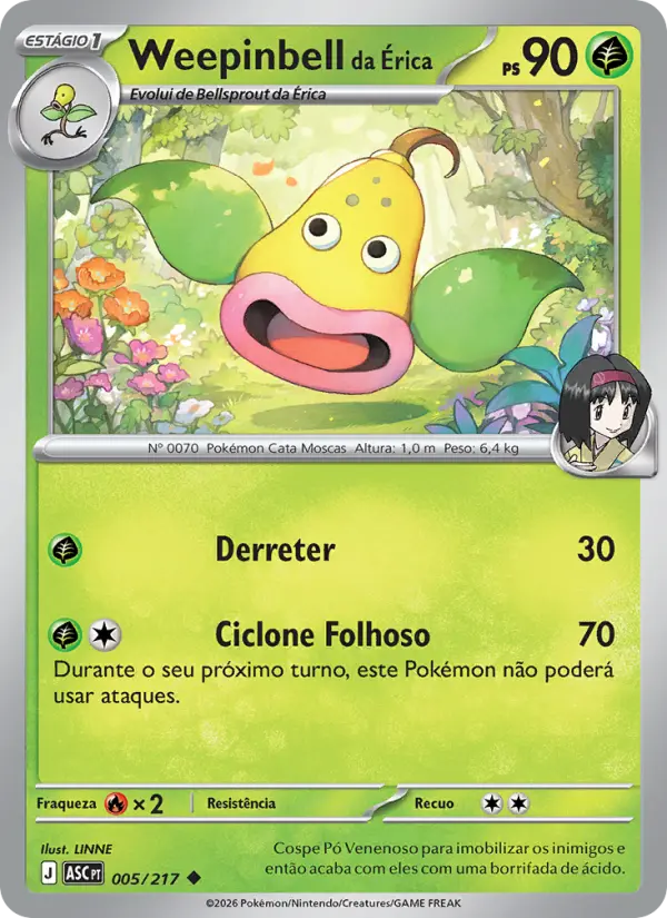 Weepinbell da Érica 005/217