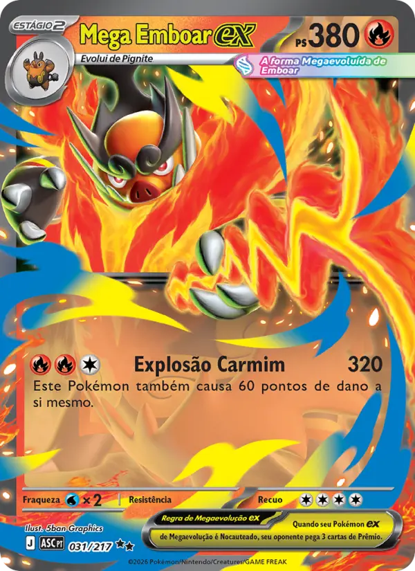 Mega Emboar ex 031/217