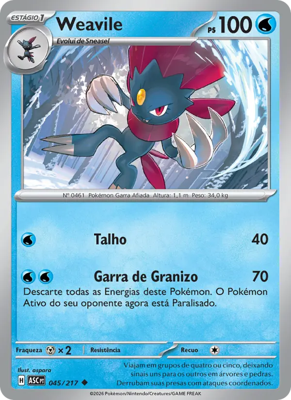 Weavile 045/217