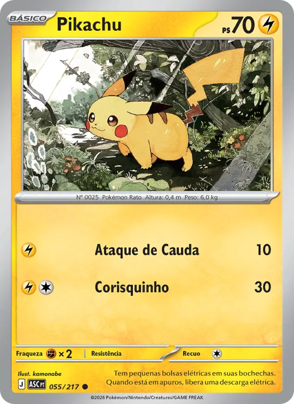 Pikachu 055/217