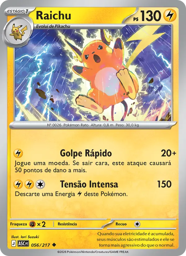 Raichu 056/217