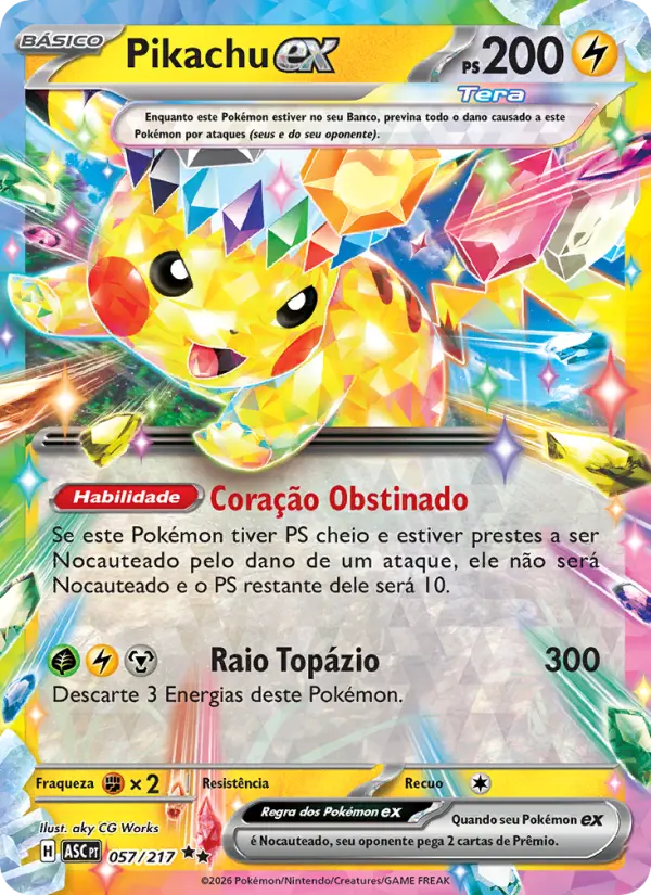 Pikachu ex 057/217