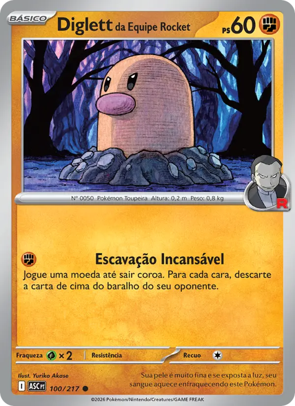 Diglett da Equipe Rocket 100/217