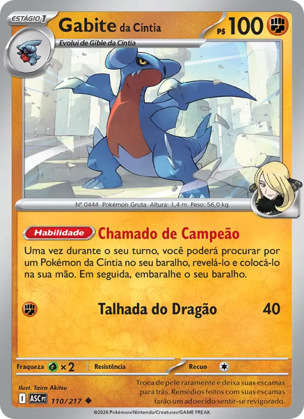 Gabite da Cíntia 110/217