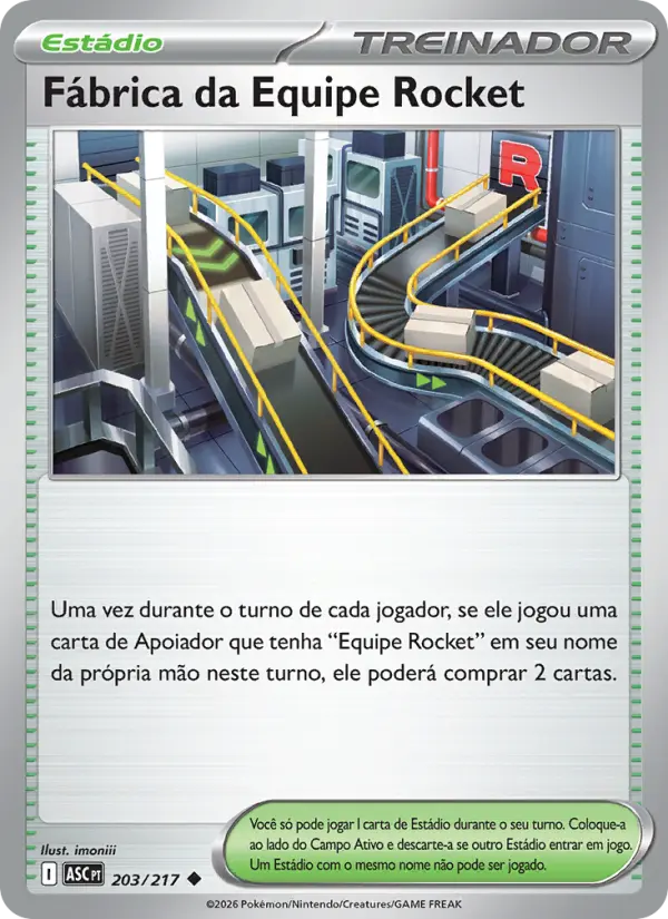 Fábrica da Equipe Rocket 203/217