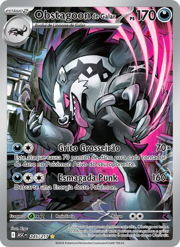 Obstagoon de Galar 245/217