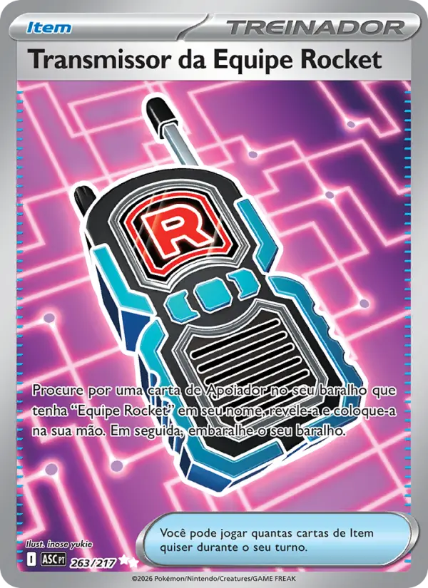 Transmissor da Equipe Rocket 263/217
