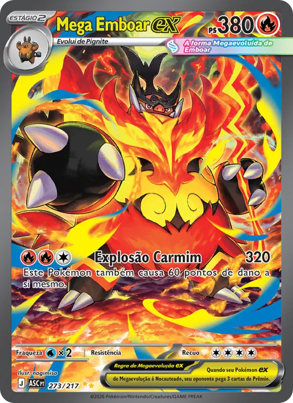 Mega Emboar ex 273/217