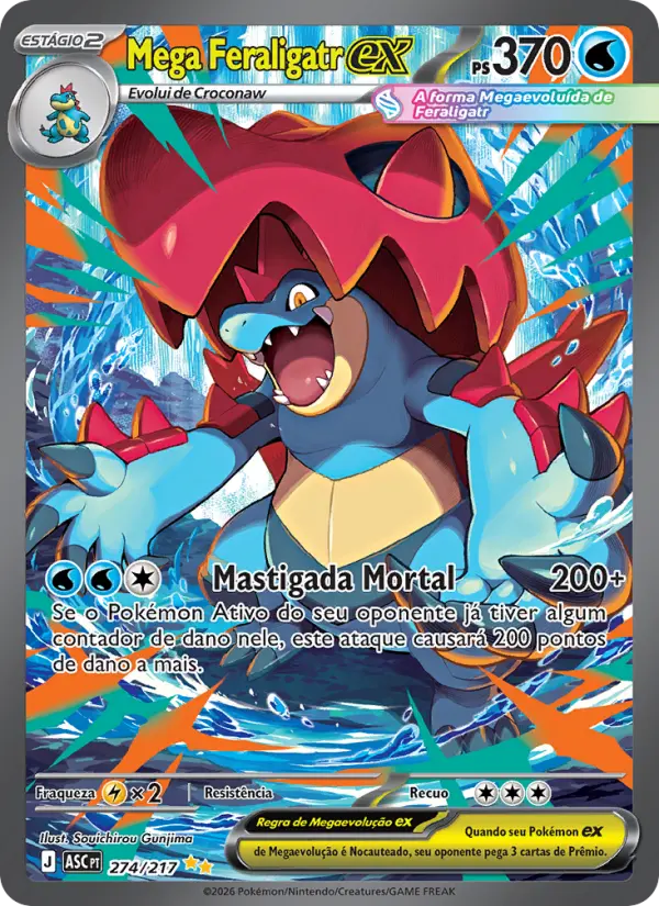 Mega Feraligatr ex 274/217