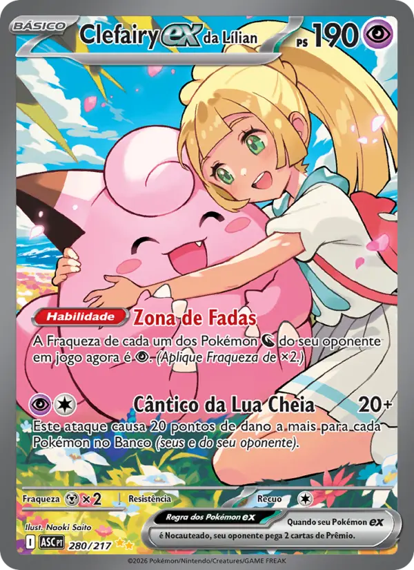 Clefairy ex da Lílian 280/217