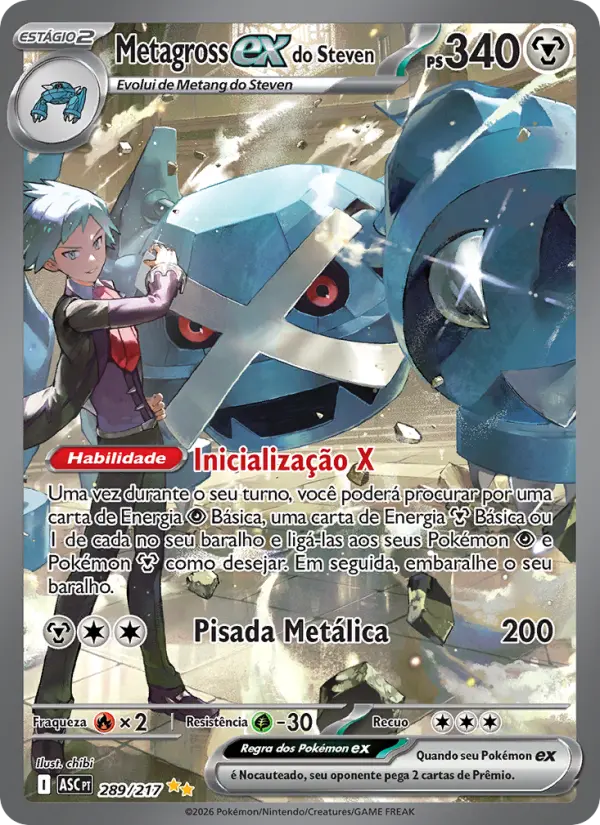 Metagross ex do Steven 289/217