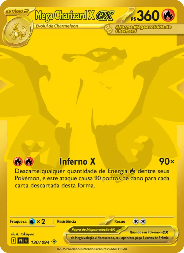 Mega Charizard X ex 130/94