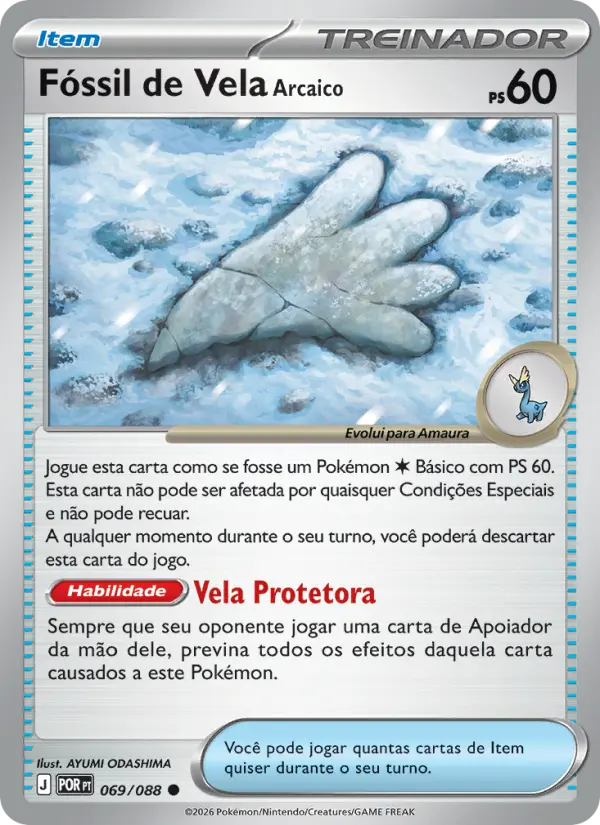 Fóssil de Vela Arcaico 069/88