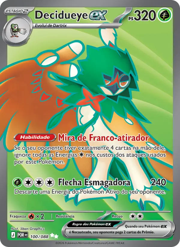 Decidueye ex 100/88
