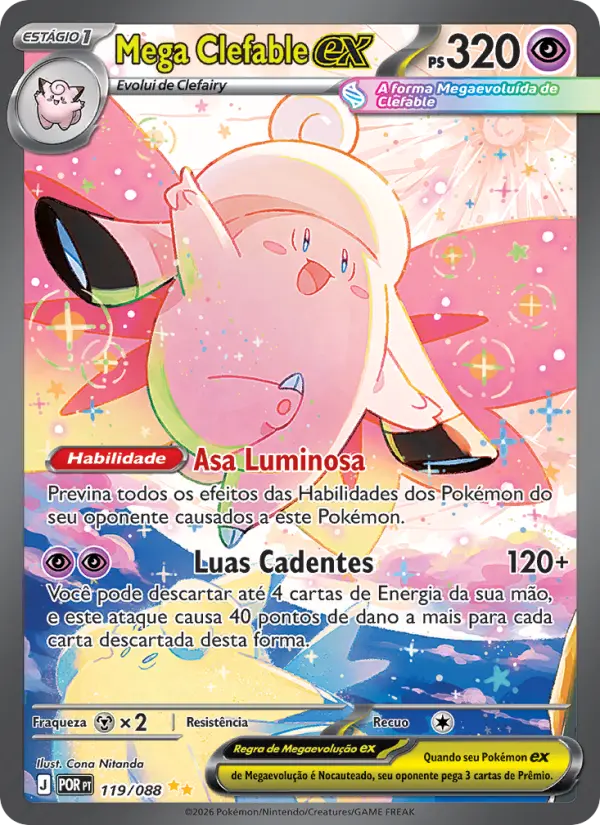 Mega Clefable ex 119/88