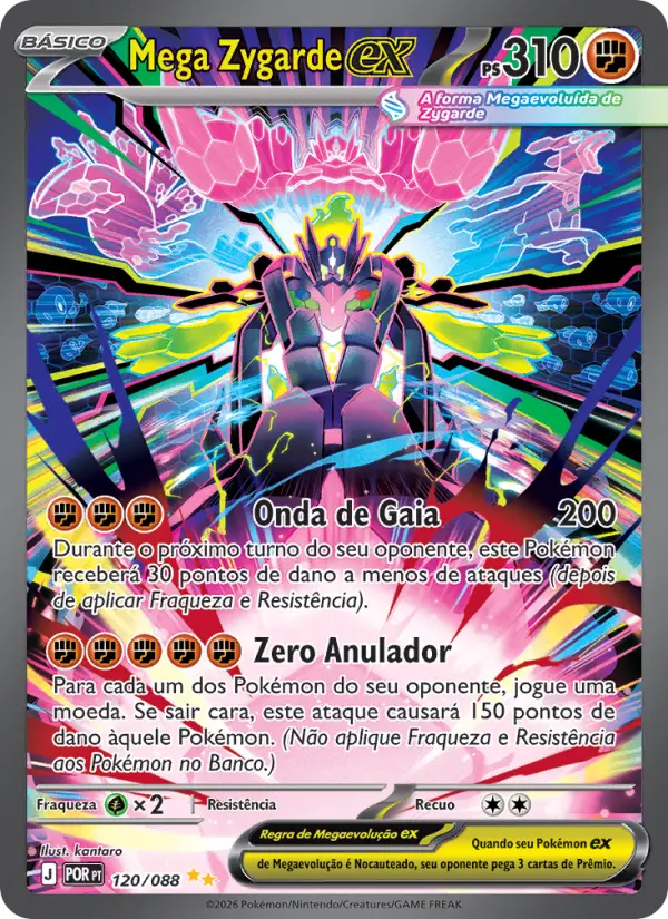 Mega Zygarde ex 120/88