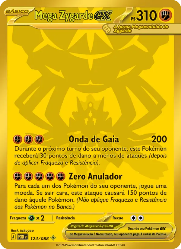 Mega Zygarde ex 124/88