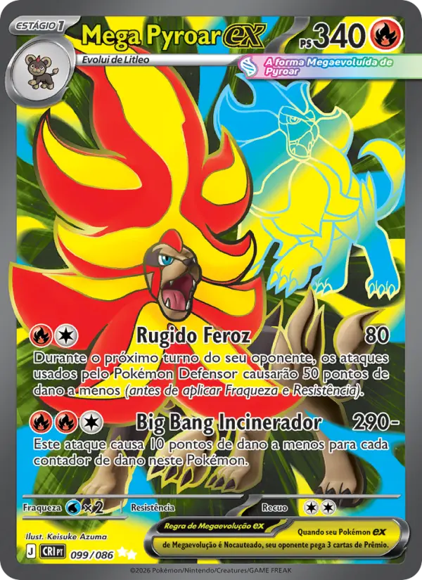 Mega Pyroar ex 099/86