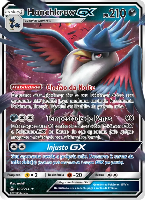 Honchkrow GX 109/214