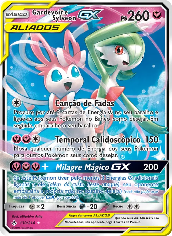 Gardevoir e Sylveon GX 130/214