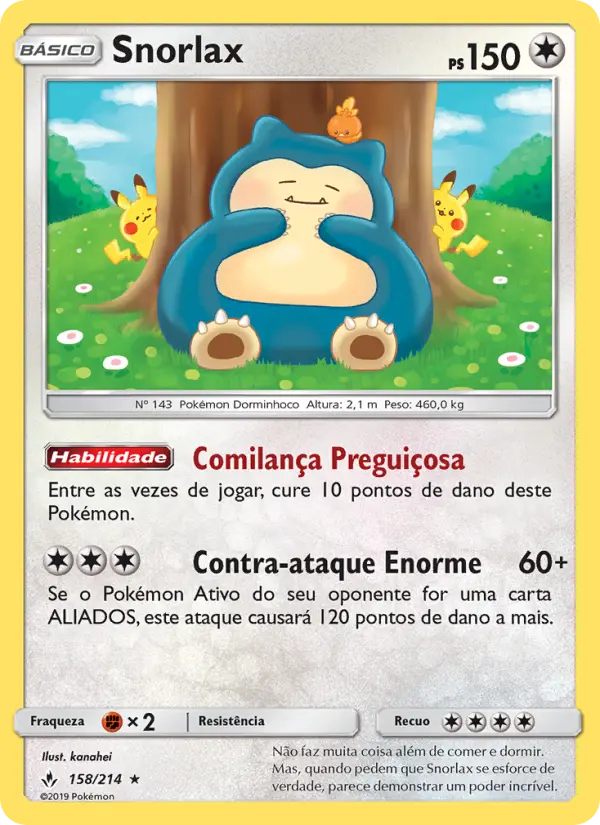 Snorlax 158/214