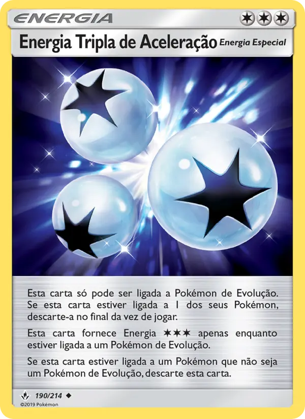 Energia Tripla de Aceleração 190/214