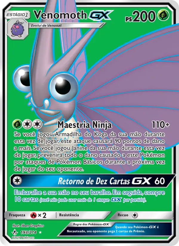 Venomoth GX 193/214