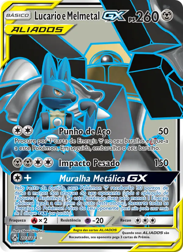 Lucario e Melmetal GX 203/214