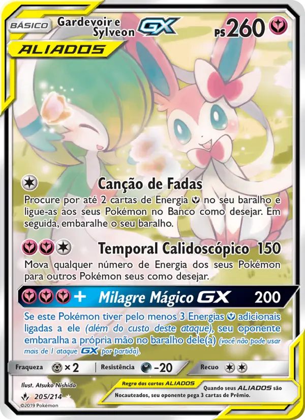 Gardevoir e Sylveon GX 205/214