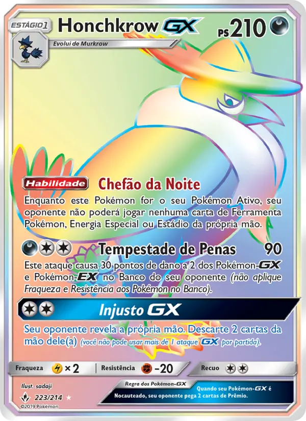 Honchkrow GX 223/214
