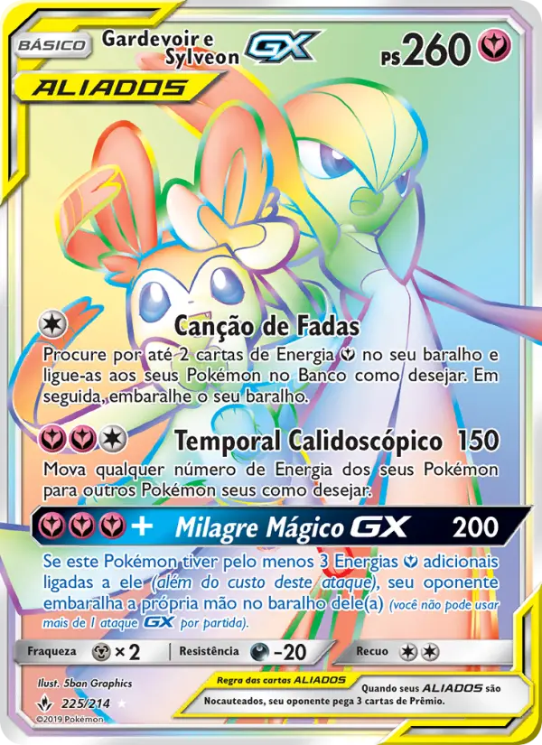 Gardevoir e Sylveon GX 225/214