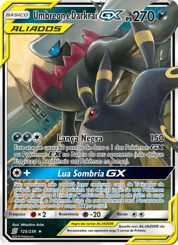 Umbreon e Darkrai GX 125/236