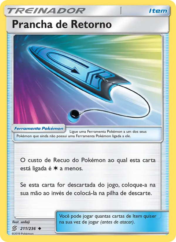 Prancha de Retorno 211/236