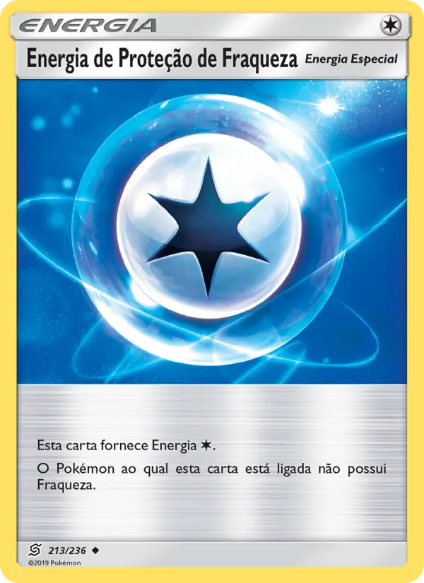 Energia de Proteção de Fraqueza 213/236