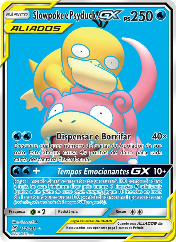 Slowpoke e Psyduck GX 217/236