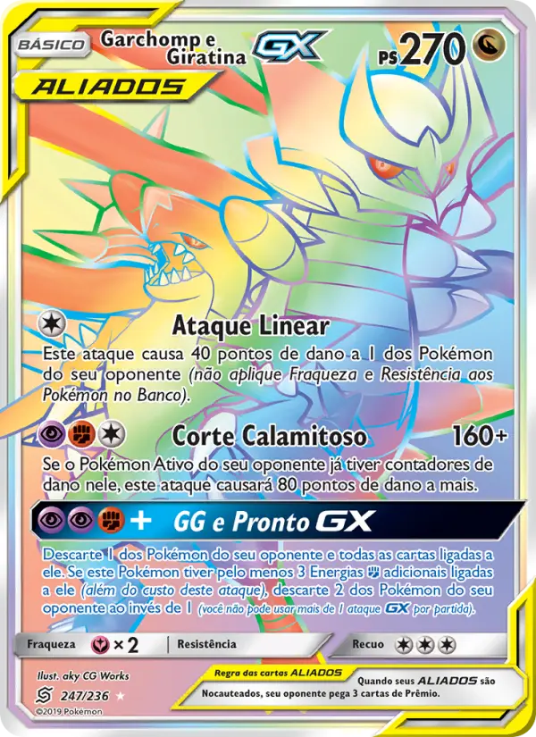 Garchomp e Giratina GX 247/236