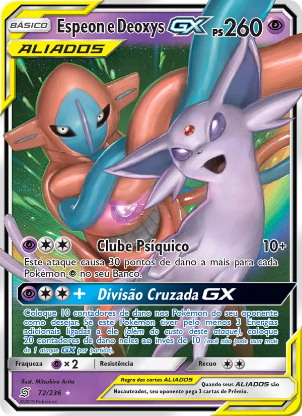 Espeon e Deoxys GX 72/236