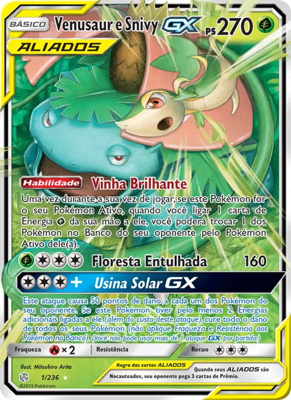 Venusaur e Snivy GX 1/236