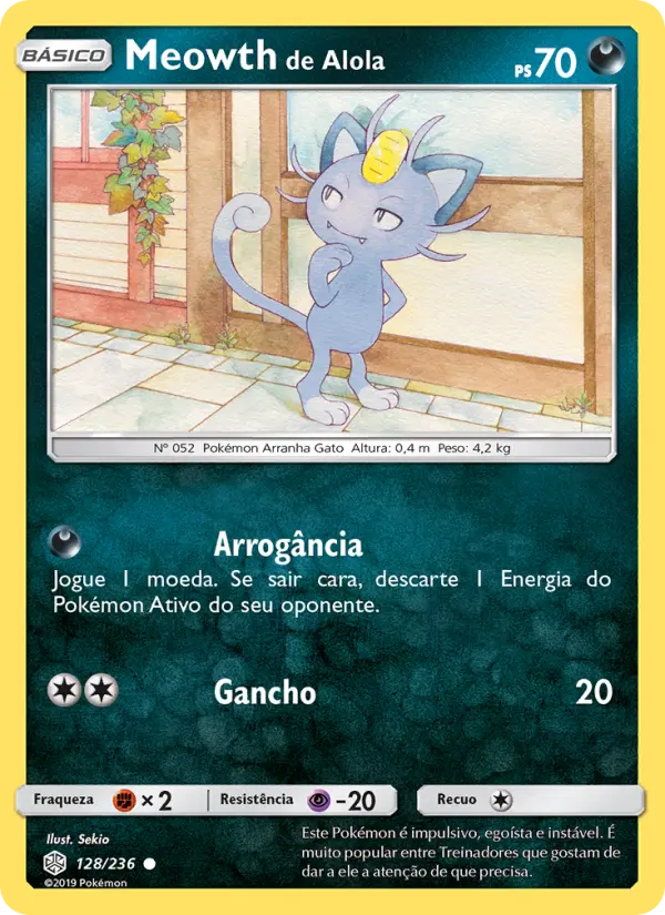 Meowth de Alola 128/236