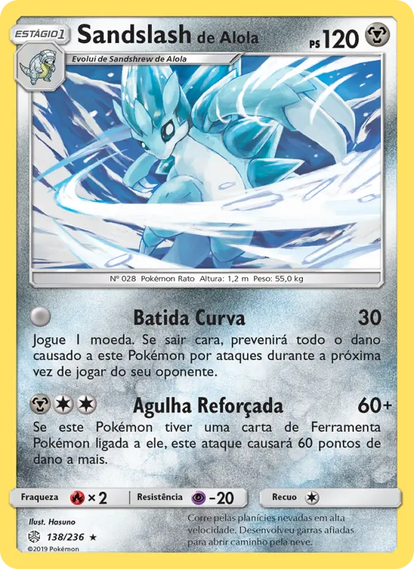 Sandslash de Alola 138/236