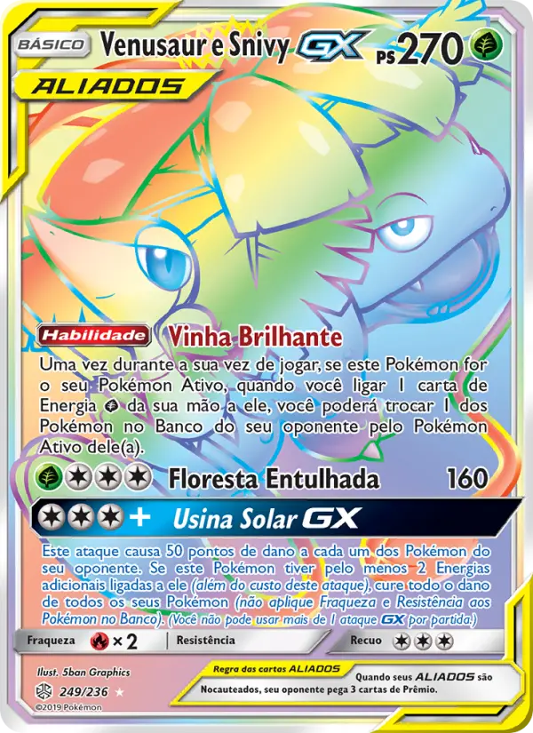 Venusaur e Snivy GX 249/236