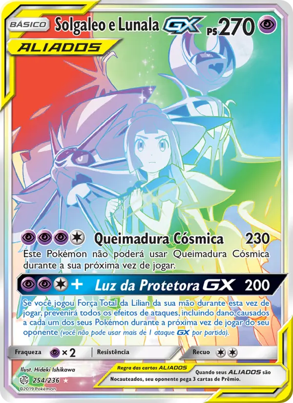Solgaleo e Lunala GX 254/236