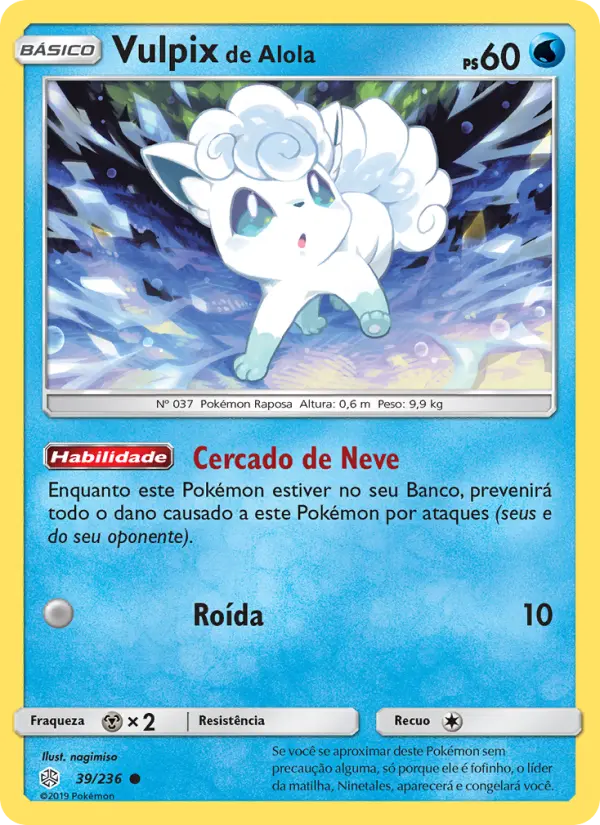 Vulpix de Alola 39/236