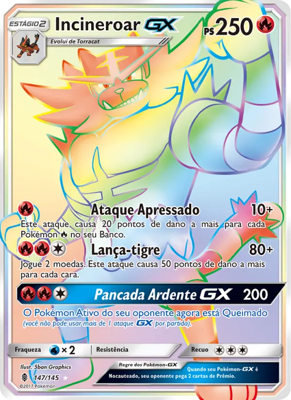 Incineroar GX 147/145