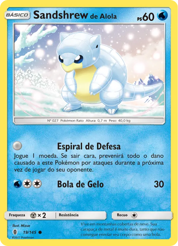 Sandshrew de Alola 19/145