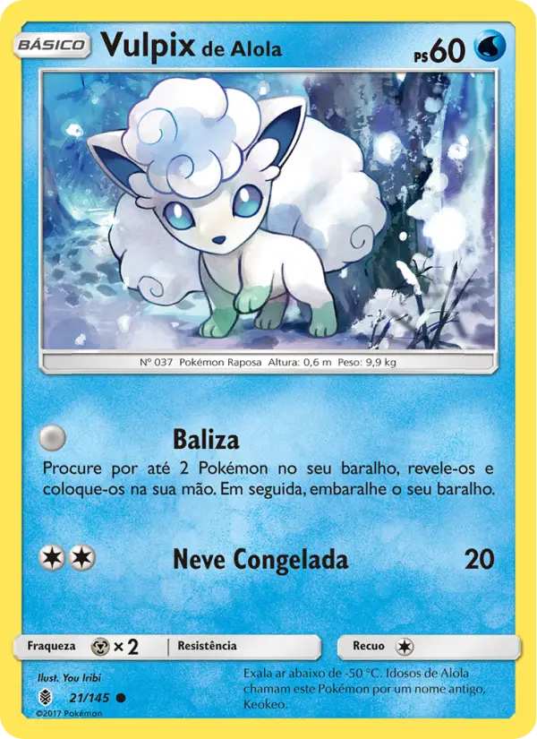 Vulpix de Alola 21/145