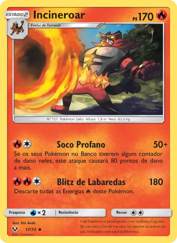 Incineroar 17/73